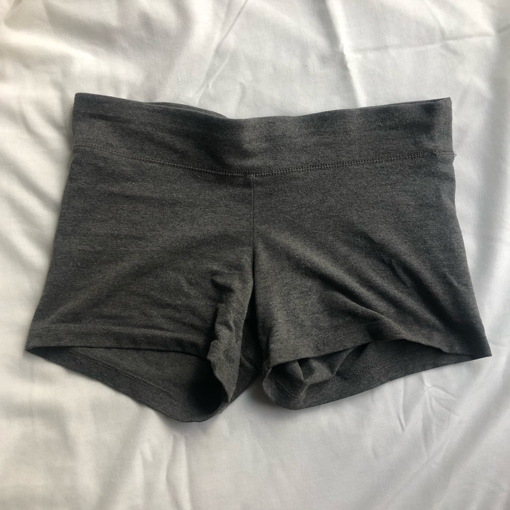 Garage Charcoal Gray Stretch Athletic Shorts